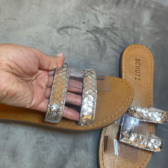 Schutz real snake/ pvc slides, size 5,5 - Picture 4 of 7